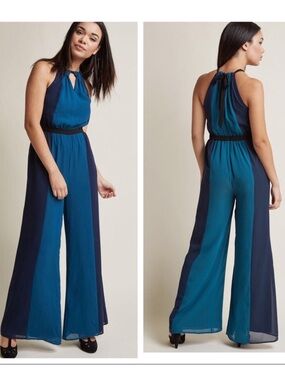 Modcloth Peachy Queen Jumpsuit, Sz Medium